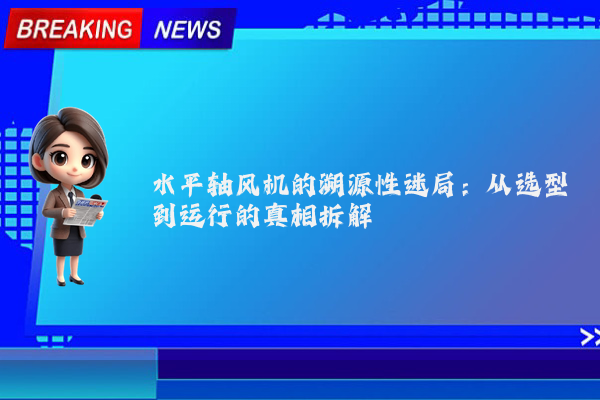水平轴风机的溯源性迷局:从选型到运行的真相拆解